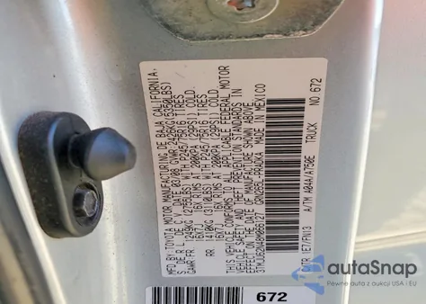 2008 Toyota Tacoma Double Cab Prerunner z USA, uszkodzony, nr VIN 3TMJU62N48M066127